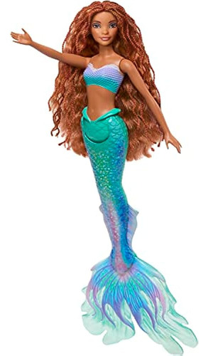 Mattel Disney La Sirenita Ariel Doll, Mermaid Fashion Doll W