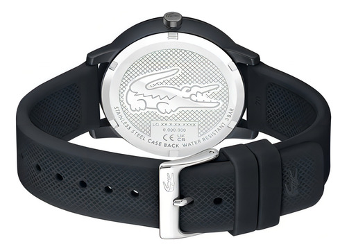 Reloj Lacoste12.12 Hombre 2011242 Silicona Negro