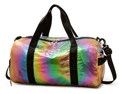 Bolsa Deportiva De Gimnasio Con Bolsillo Húmedo Y Compartime Color Multicolor Multicolor