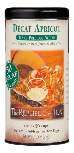 The Republic Of Tea - T Negro Con Sabor A Canela Y Ciruela, 