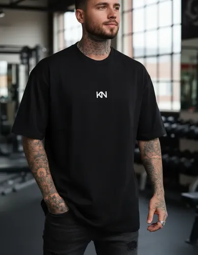 Camiseta Masculina Oversized Básica Academia Street Koenig