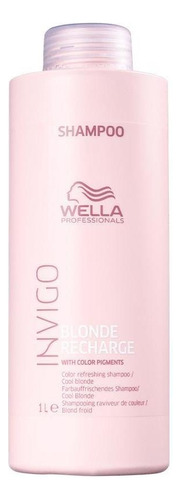 Wella Pro Invigo Cool Blonde Recharge Shampoo 1000 Ml