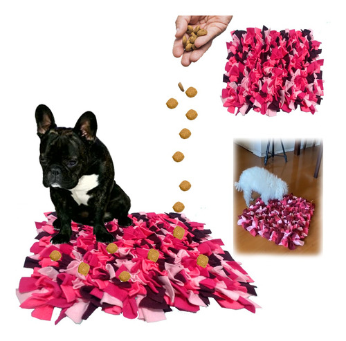 Alfombra Olfativa Para Mascotas 40x50cm Lady Pink Dog