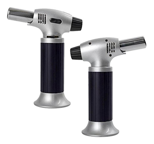 Imagen 3 de 4 de Mini Soplete+6gas Briquet Recargable Cocina Encendedor But*