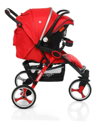 Imagen 2 de 9 de Cochecito Bebé Jogger 3 Ruedas Felcraft Camri + Huevito