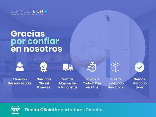 Imagen 6 de 6 de Dispenser Jabon Líquido Automático Espuma Alcohol Gel Sensor