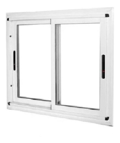 Ventanas Modena 120x100 Aluminio Blanco Vidrio 4mm