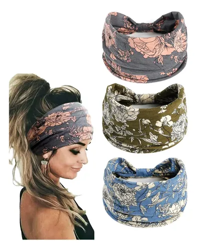 Tiara Larga Headband Esportiva Bandana Faixa Cabelo Testeira