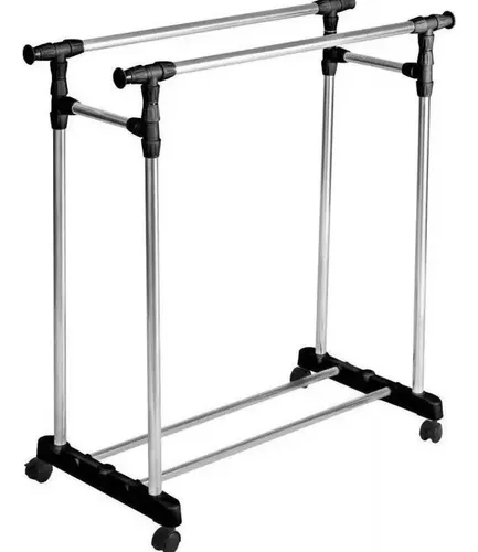 Colgador de ropa metalico con ruedas sales