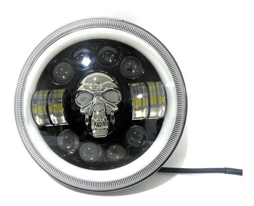 Farola Led Redonda Universal Café Racer X1 