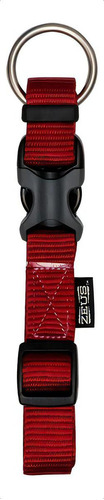 Collar Para Perros Ajustable Zeus - Large Tamaño Del Collar 36 - 55cm Color Rojo