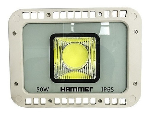 Reflector Led 50w 65k Luz Blanca Ip65 85/277v Pluss 3 Hammer