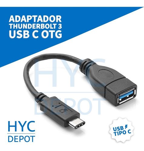 Imagen 2 de 10 de Adaptador Compatible Usb C A Usb Hembra Otg 3.1 Calidad