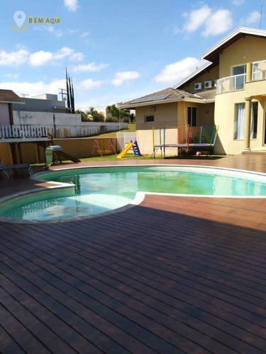 Imagem 4 de 30 de Casa Com 4 Dormitórios À Venda, 450 M² Por R$ 1.800.000,00 - Condomínio Palmeiras Imperiais - Salto/sp - Ca1436