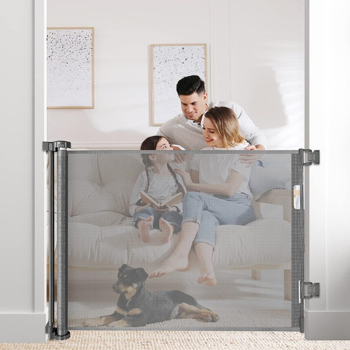 Puerta Barrera De Seguridad Retráctil Para Niños Y Mascotas