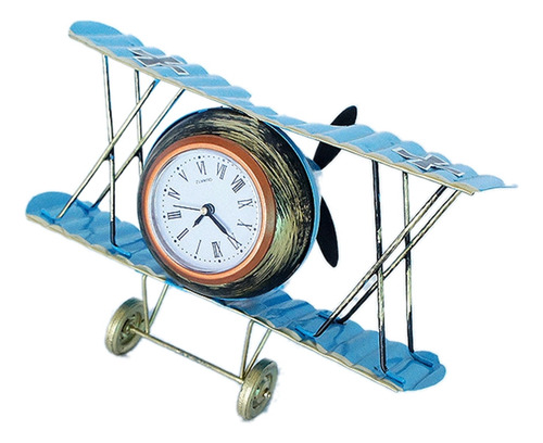Reloj De Mesa Retro De Metal, Modelo De Avión, Modelo De Avi