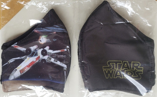 Set De 4 Tapabocas Edición Star Wars Y The Mandalorian
