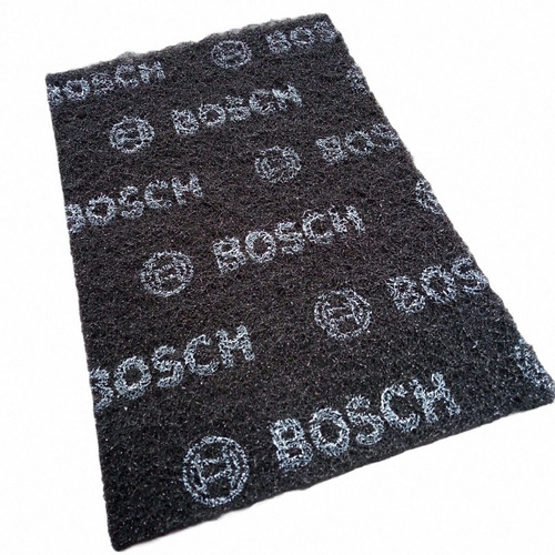 Paño de limpieza Bosch Abrasivo negro