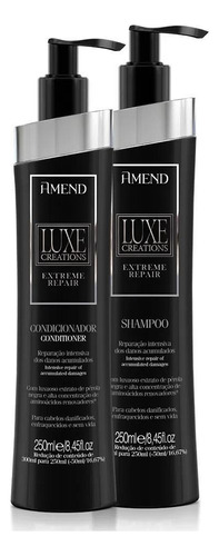  Kit Amend Luxe Creations Extreme Repair Shampoo E Cond