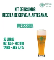 Comprar Kit Insumos Receita De Cerveja Artesanal Weissbier 20 Litros