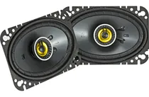 Comprar Bocinas Kicker De 4x6 Pulgadas 46csc464 Csc464 Csc46 Cs Series 2 Vias 150w Max 50w Rms Color Gris Oscuro 2 Bocinas
