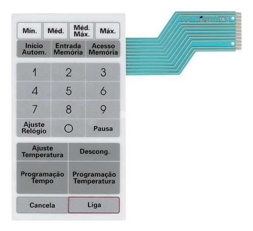 Membrana Micro-ondas Compatível Com Philco Pmw1500 Pmw 1500