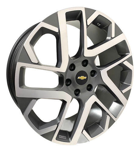 Jogo Rodas Aro 22x8,75 Gm S10 A Partir 2011 Volcano Invictus