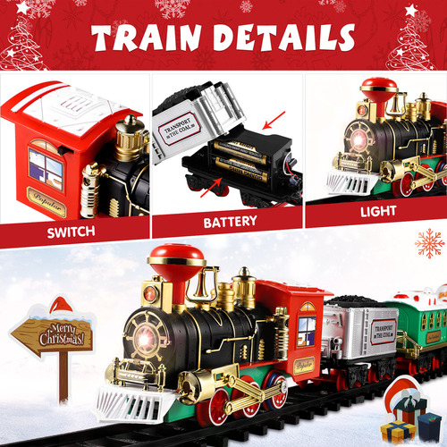Decoración Eléctrica Para Árbol De Juguete Con Forma De Tren