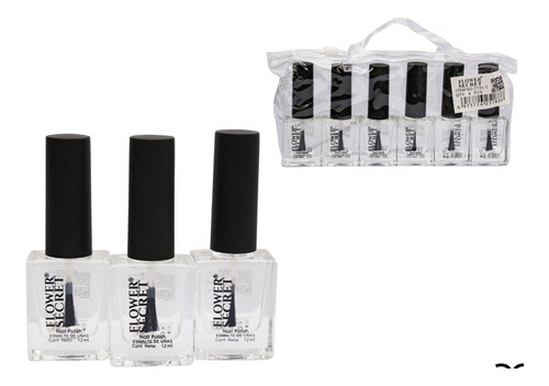 Set De 6 Brillos Para Uñas Flower Secret 