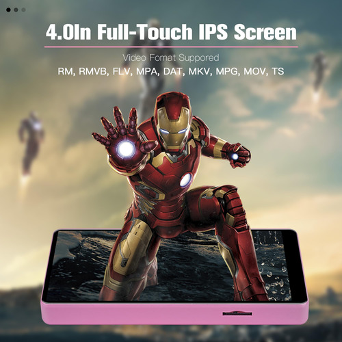 Reproductor Mp3 Nine De 80 Gb Con Bluetooth, Wifi, Spotify,