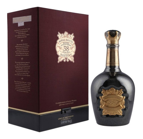 Whisky Royal Salute 38 Anos Destiny 500 Ml