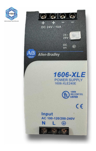 Allen Bradley 1606-xle240e Fuente D Poder100-240v A 24v 10a