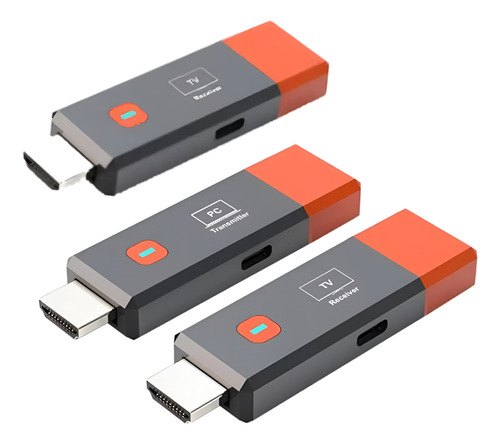 2 Transmisores Y 1 Receptor Inalámbrico Hd 50 M Hd Wireless