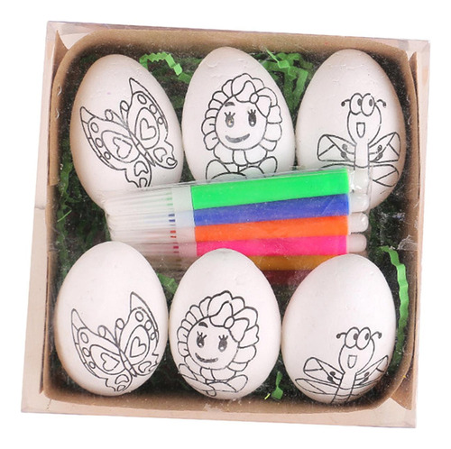 Cbq Huevos De Pascua Diy Pintura Artesanía Huevos Rellenos