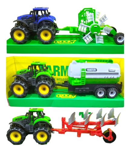 Tractor Ganadero Granja Campo Arado Cosechadora 25 Cm
