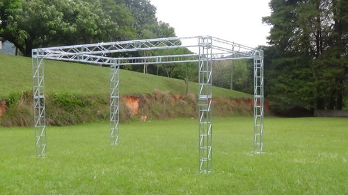 Imagem 1 de 5 de Treliças Kit Box Truss Q20 Aço Tenda Grid 3x5x5m - Lourenço