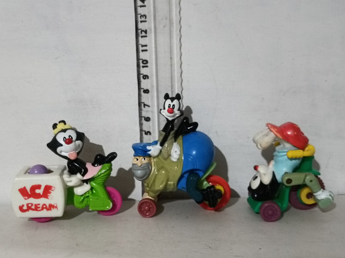 Figuras Plástico Animaniacs Wakko Yakko Dot Mc Donald's (Usado)