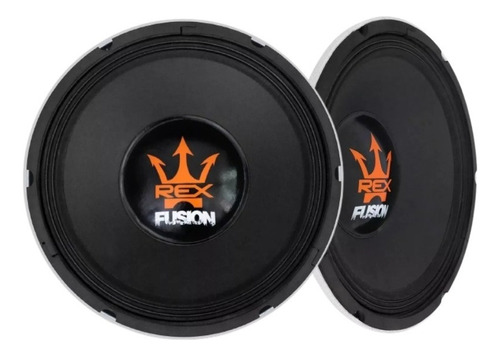 Kit Alto Falante 12 Pol Magnum Fusion 1900w 8 Ohms Pancadão Cor Preto