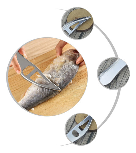 4pcs Cepilladora De Escamas De Pescado Kit De Limpieza