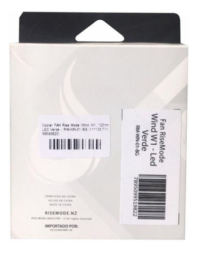 Imagem 2 de 2 de Cooler Risemode Fan Galaxy - Azul (3125)