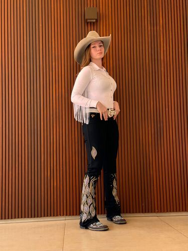 Body Country West C. Feminino Eletrohorse Com Franja.