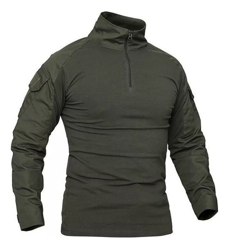 Hombre Uniforme Militar Táctico Hombres Polera De Combate De