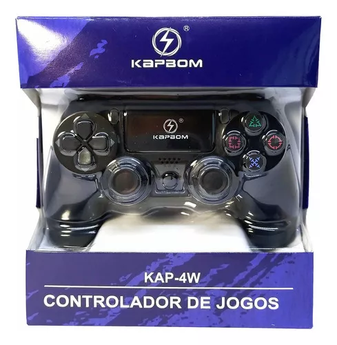 Comando PS4 KINSI Kinsi Dualshock (Wireless - Preto)