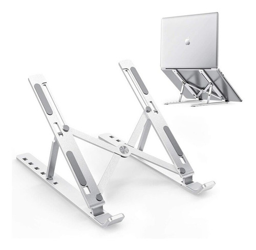 Base Soporte Portátil Laptop Ergonómico Plegable Aluminio 