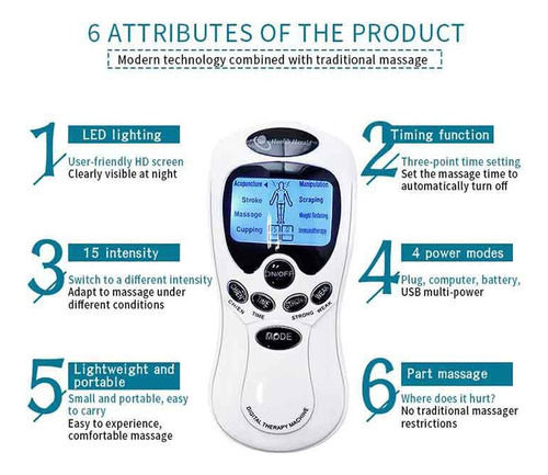 Aparato De Fisioterapia Digital Meridian,masajeador Muscular