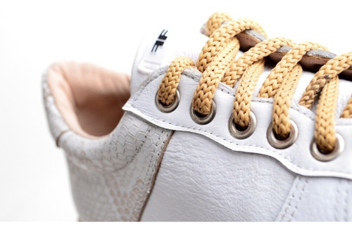 Imagen 8 de 8 de Zapatillas Urbanas De Mujer De Cuero Cordones Klama -ferraro