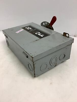 Ge 30amp General Duty Safety Switch Tg4321 Model 8 Qpp