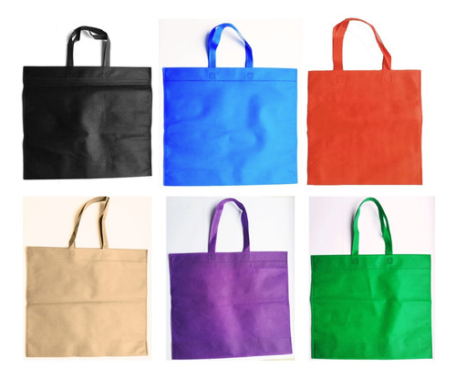 Bolsa De Friselina Tela Eco 45x40  Todos Los Colores X10 U