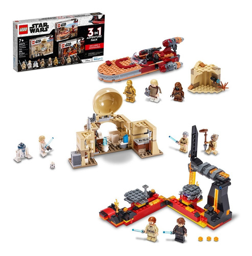 Lego Star Wars 66674 Aventuras De Skywalker Pack 3 Sets En 1