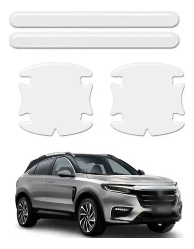 Kit Protetor Silicone Adesivo Maçaneta  Honda Hr-v 2023 24